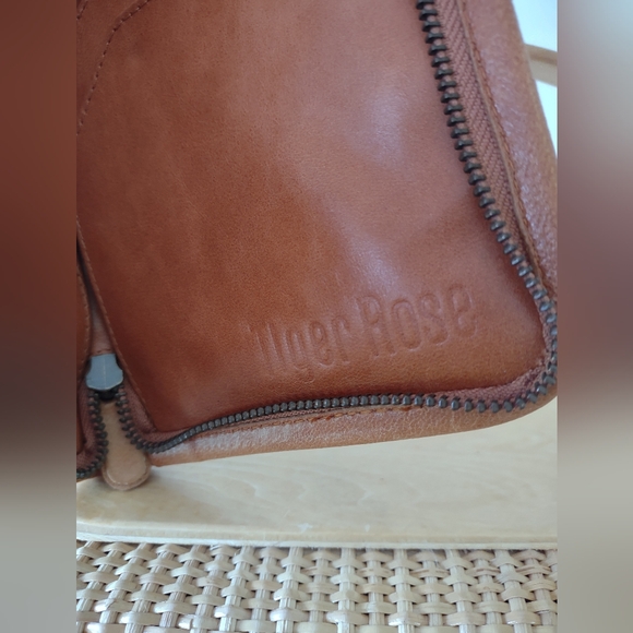 Ikat Leather Travel Wallet Portfolio - Picture 6 of 9